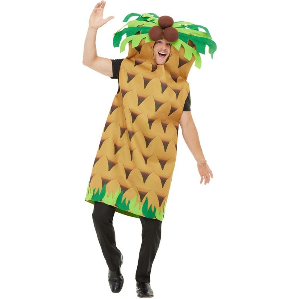 Smiffys Unisex Adult Palm Tree Costume / Green
